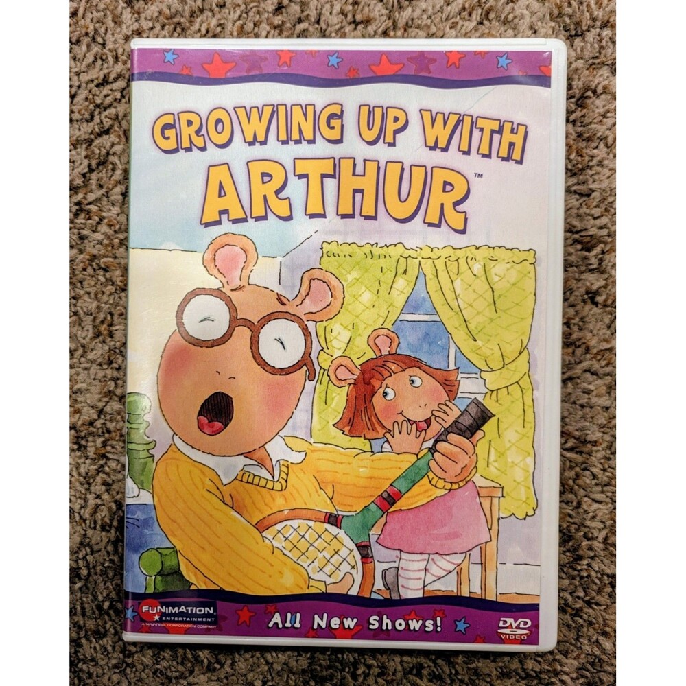 Arthur: Growing Up with Arthur DVD PBS Kids Funimation (With Anime Insert)